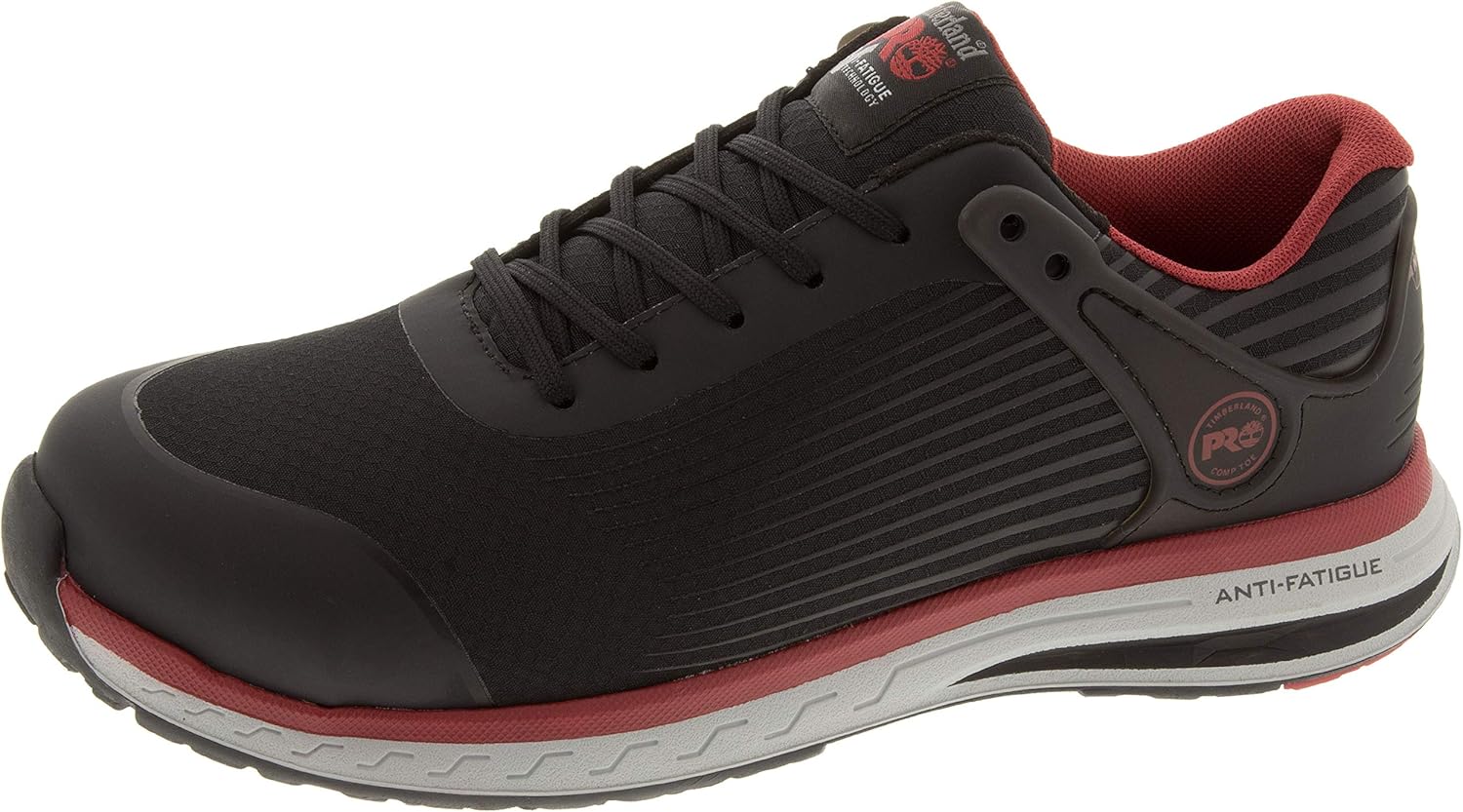 Timberland PRO женские рабочие ботинки Drivetrain Composite Safety Toe, Black/Red
Timberland PRO женские рабочие ботинки Drivetrain Composite Safety Toe, Black/Red