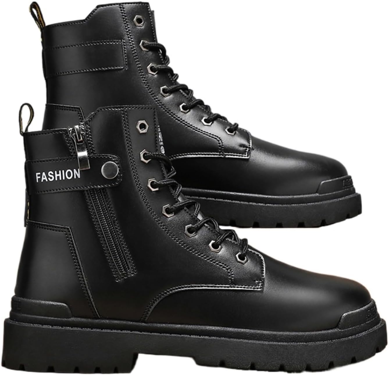 Мужские мотоциклетные ботинки до щиколотки, ботинки с боковой молнией, тактическая обувь для пустыни для езды на открытом воздухе и повседневной носки Azttoztto, черный
Мужские мотоциклетные ботинки до щиколотки, ботинки с боковой молнией, тактическая обувь для пустыни для езды на открытом воздухе и повседневной носки Azttoztto, черный