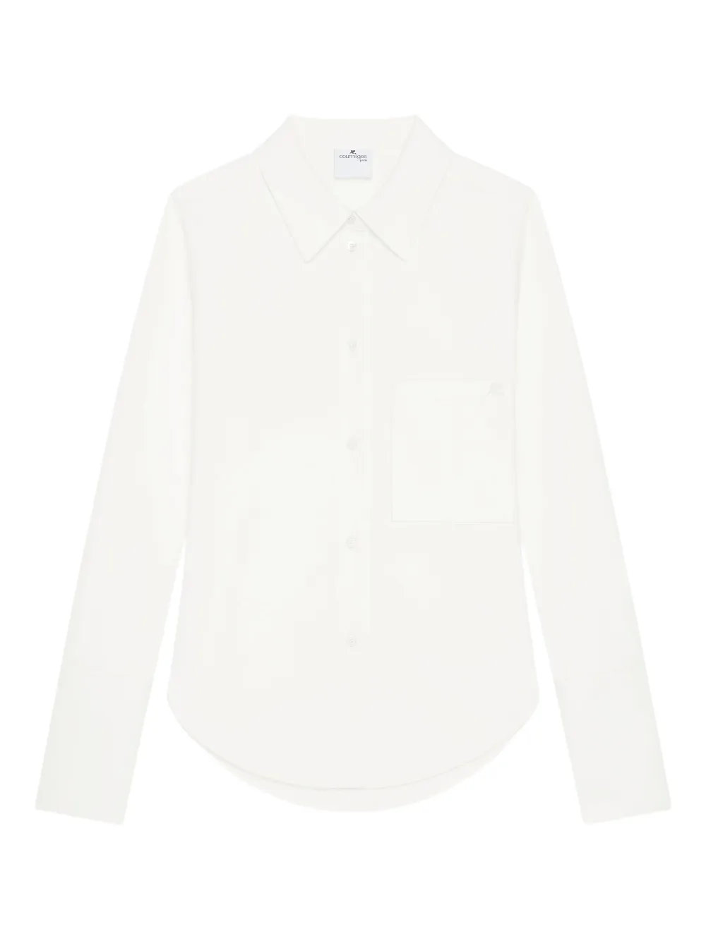 Рубашка на пуговицах Courrèges, белый
Рубашка на пуговицах Courrèges, белый