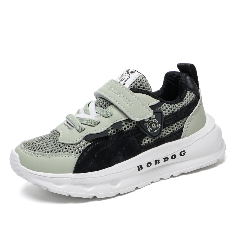 Кроссовки для бега с низким верхом, противоскользящие, амортизирующие, износостойкие, с отскоком, дышащие, детские BOBDOG, черный/зеленый
Кроссовки для бега с низким верхом, противоскользящие, амортизирующие, износостойкие, с отскоком, дышащие, детские BOBDOG, черный/зеленый