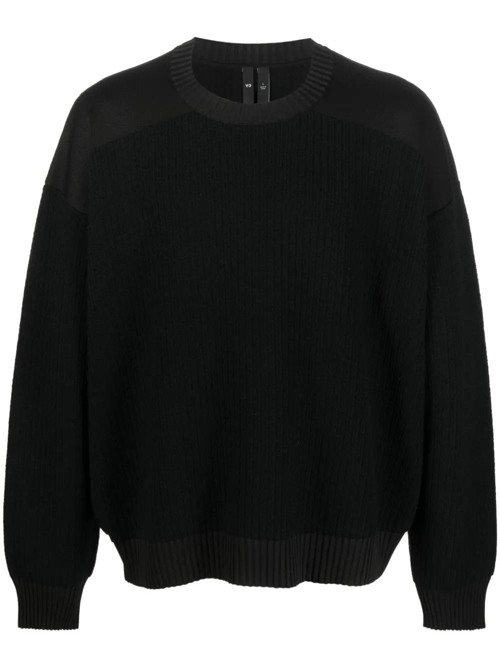 Джемпер в рубчик Y-3, черный
Джемпер в рубчик Y-3, черный
