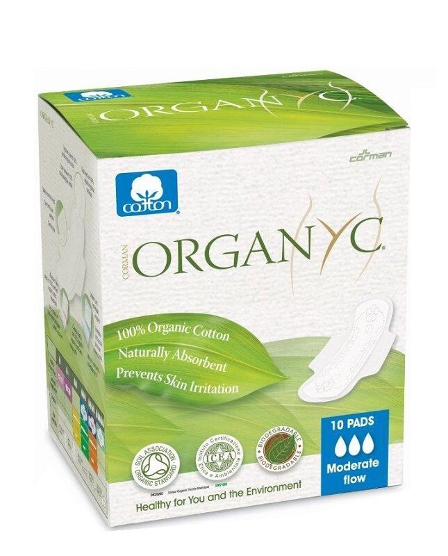 Organyc Bio гигиенические салфетки, 10 шт.
Organyc Bio гигиенические салфетки, 10 шт.