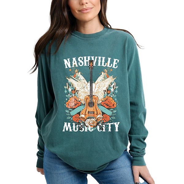 Nashville music city guitar grunge - женская футболка с длинным рукавом, окрашенная в готовом виде Simply Sage Market, Blue Spruce, Серый, Nashville music city guitar grunge - женская футболка с длинным рукавом, окрашенная в готовом виде Simply Sage Marke
Nashville music city guitar grunge - женская футболка с длинным рукавом, окрашенная в готовом виде Simply Sage Market, Blue Spruce, Серый, Nashville music city guitar grunge - женская футболка с длинным рукавом, окрашенная в готовом виде Simply Sage Marke