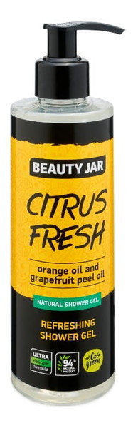 Beauty Jar, Citrus Fresh, освежающий гель для душа, 250 мл
Beauty Jar, Citrus Fresh, освежающий гель для душа, 250 мл