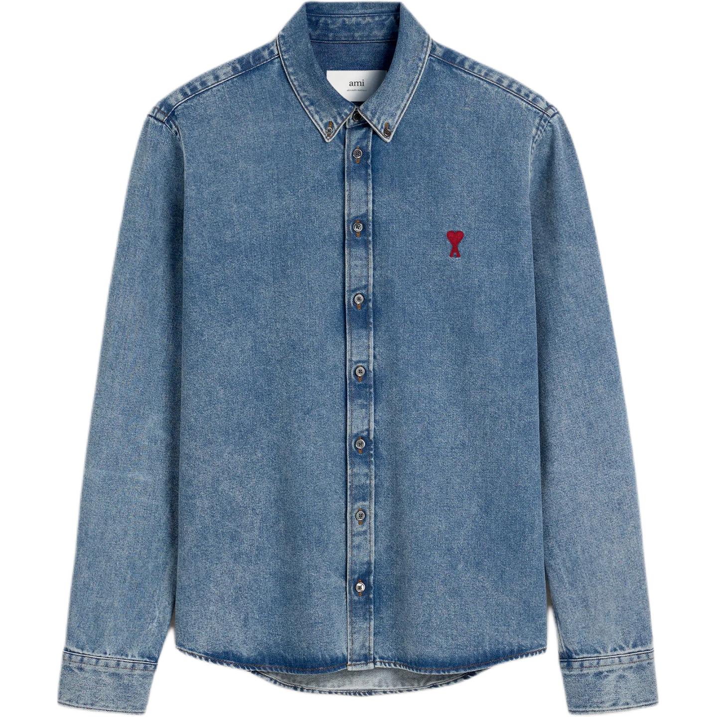 Ami Paris Ami De Coeur рубашка с асимметричным краем AMIPARIS, индиго
Ami Paris Ami De Coeur рубашка с асимметричным краем AMIPARIS, индиго