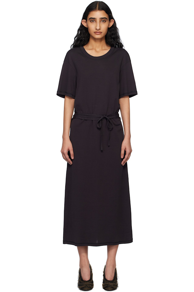 Миди-платье с поясом и ребристым верхом Lemaire, цвет squid ink
Миди-платье с поясом и ребристым верхом Lemaire, цвет squid ink