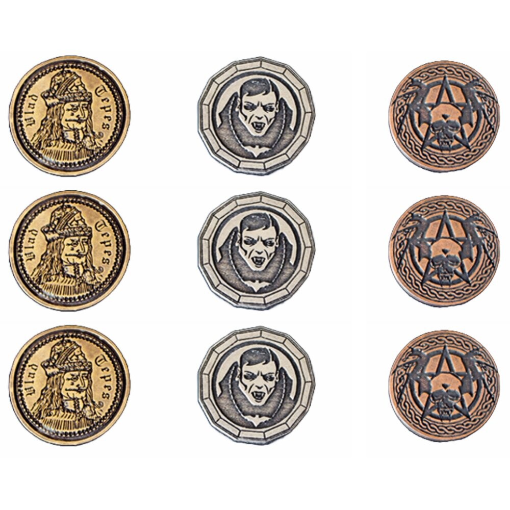 Набор из 9 металлических монет «Вампиры», РГФК RGFK
Набор из 9 металлических монет «Вампиры», РГФК RGFK