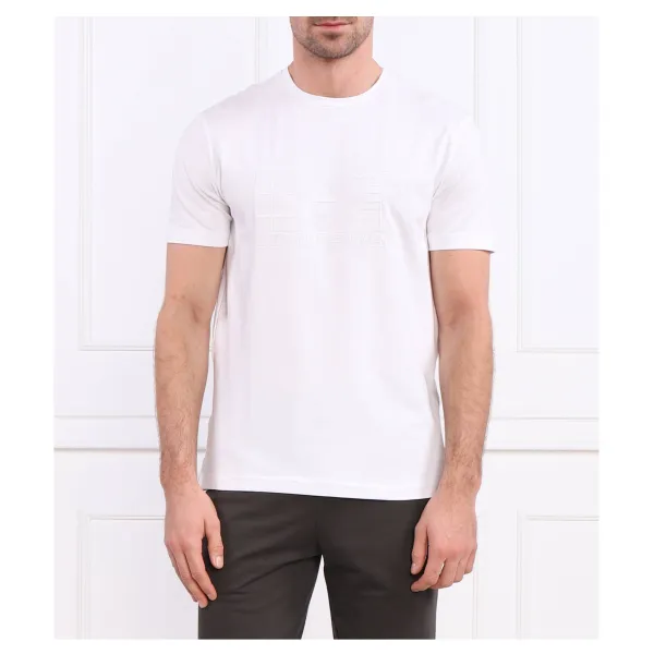 Футболка стандартного кроя Ea7, белый 
Футболка стандартного кроя Ea7, белый