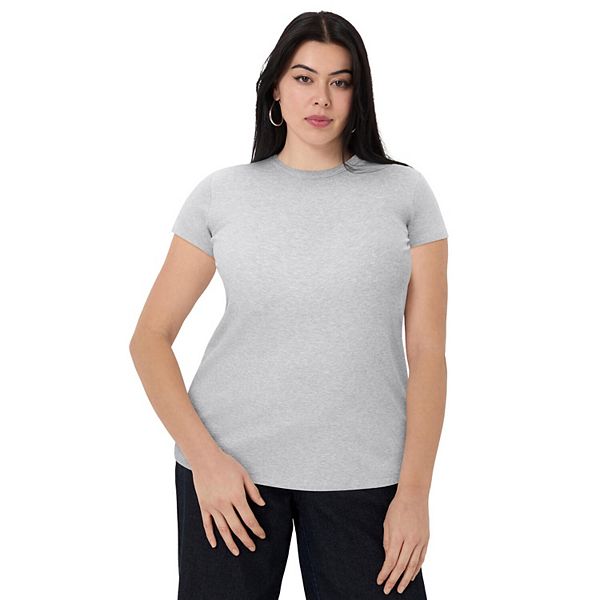 Топ June + Vie с ребристым воротником-гольф для женщин plus size June & Vie, Heather Grey
Топ June + Vie с ребристым воротником-гольф для женщин plus size June & Vie, Heather Grey