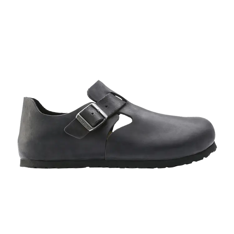 Кроссовки Birkenstock London Oiled Leather Black, черный 
Кроссовки Birkenstock London Oiled Leather Black, черный