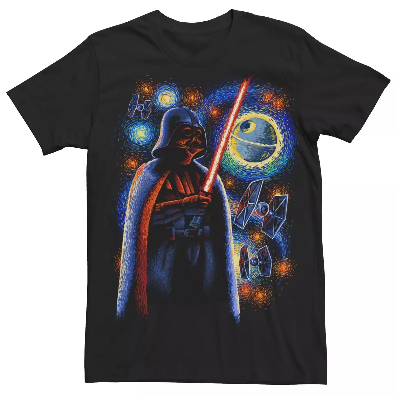 Мужская футболка с вычурным портретом Дарта Вейдера в стиле «Звездных войн» Licensed Character
Мужская футболка с вычурным портретом Дарта Вейдера в стиле «Звездных войн» Licensed Character