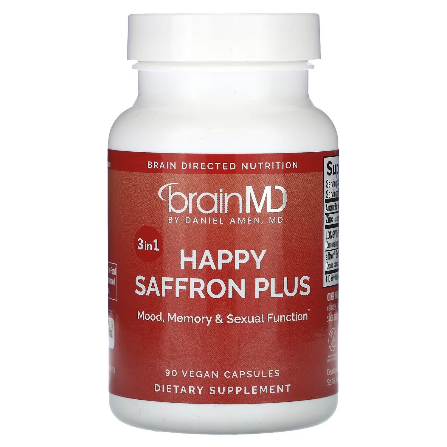 Happy Saffron Plus, 90 веганских капсул Brainmd
Happy Saffron Plus, 90 веганских капсул Brainmd