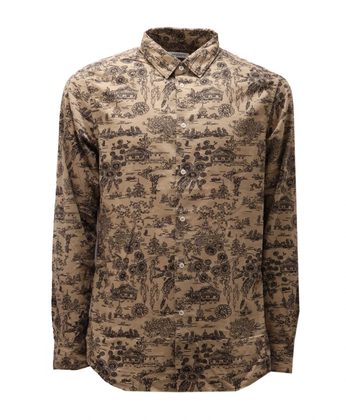 Хлопковая рубашка цвета хаки Paolo Pecora, зеленый
Хлопковая рубашка цвета хаки Paolo Pecora, зеленый