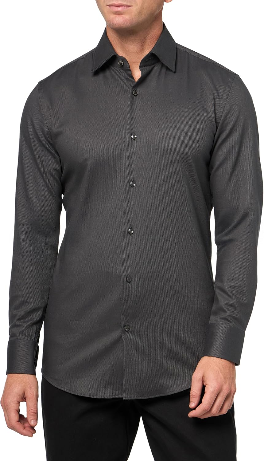 BOSS мужская рубашка на пуговицах Hank Stretch Twill, Grey Shine
BOSS мужская рубашка на пуговицах Hank Stretch Twill, Grey Shine