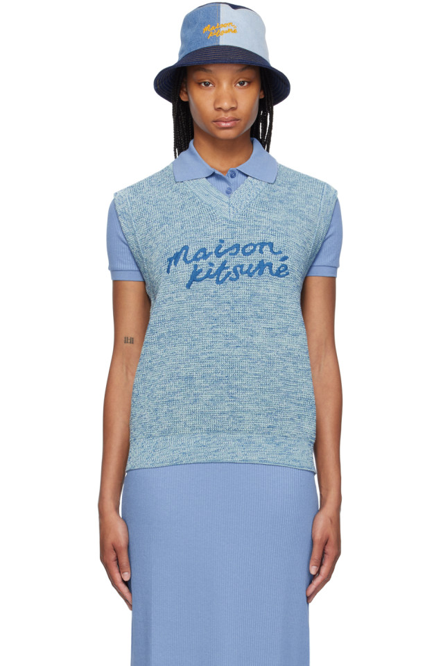 Жилет для письма Maison Kitsuné, синий
Жилет для письма Maison Kitsuné, синий