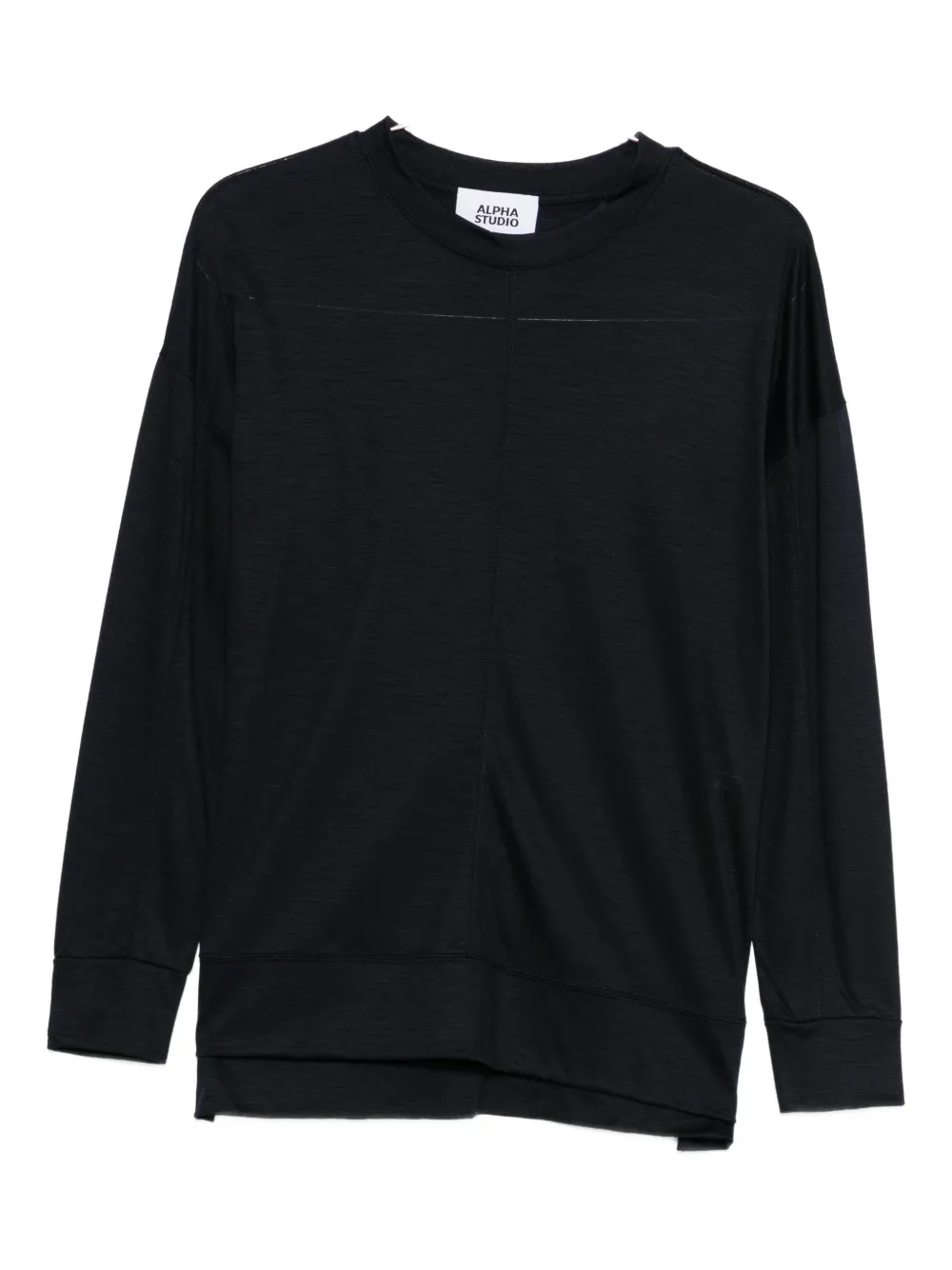 Топ из джерси со вставками Alpha Studio, черный
Топ из джерси со вставками Alpha Studio, черный