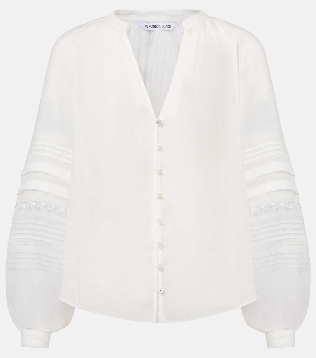 Полупрозрачный топ Ailani Veronica Beard, белый
Полупрозрачный топ Ailani Veronica Beard, белый