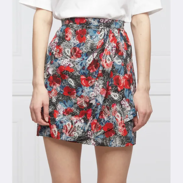 Шелковая юбка с завышенной талией The Kooples, мультиколор
Шелковая юбка с завышенной талией The Kooples, мультиколор