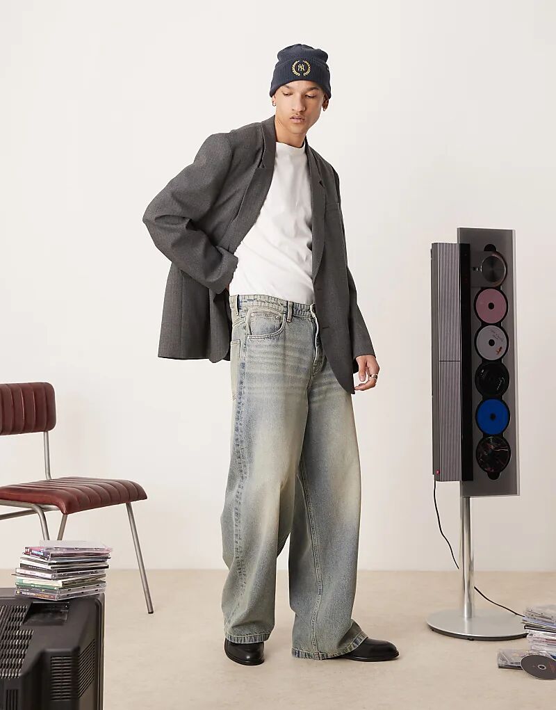 Очень мешковатые джинсы светло-голубого цвета ASOS DESIGN
Очень мешковатые джинсы светло-голубого цвета ASOS DESIGN