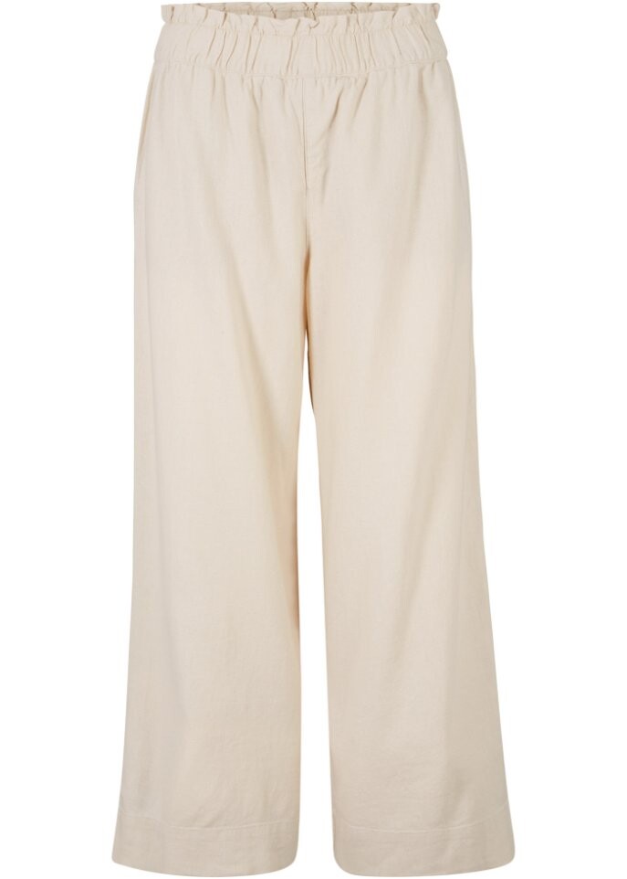 Льняные брюки-кюлоты длиной до икры Bpc Bonprix Collection, бежевый
Льняные брюки-кюлоты длиной до икры Bpc Bonprix Collection, бежевый