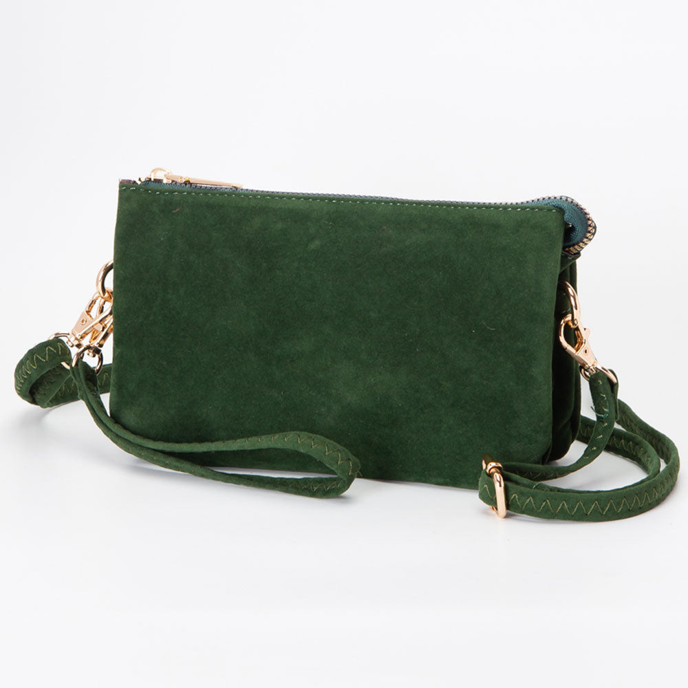 Простая клатч-сумка через плечо из искусственной замши FASHNZFAB, зеленый
Простая клатч-сумка через плечо из искусственной замши FASHNZFAB, зеленый