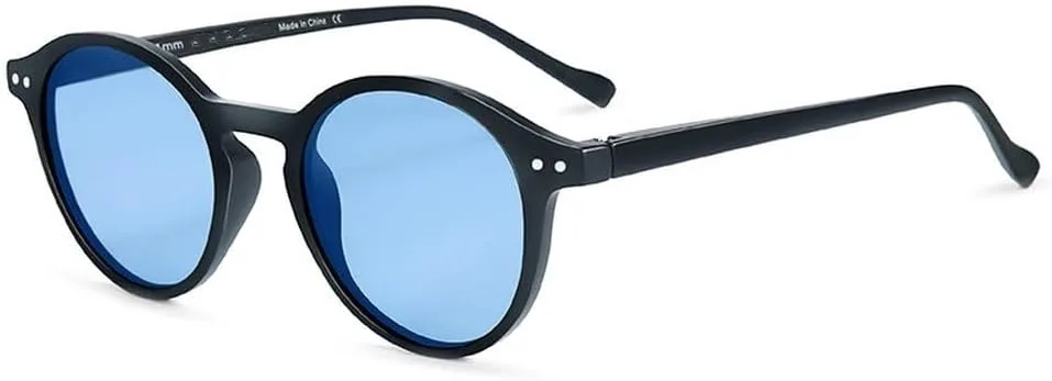 Ретро круглые поляризованные солнцезащитные очки для мужчин и женщин, винтажные маленькие круглые солнцезащитные очки, защитные очки GHVWYX, 002 Blue Lens
Ретро круглые поляризованные солнцезащитные очки для мужчин и женщин, винтажные маленькие круглые солнцезащитные очки, защитные очки GHVWYX, 002 Blue Lens