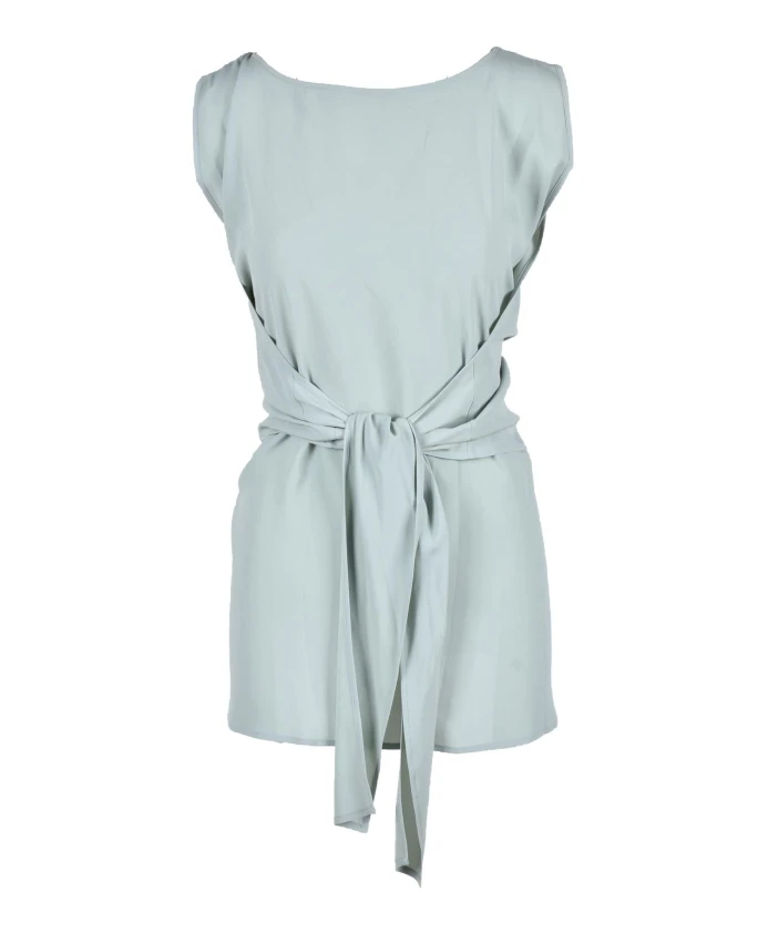 Топ из смесового шелкового вуаля Erika Cavallini, зеленый
Топ из смесового шелкового вуаля Erika Cavallini, зеленый