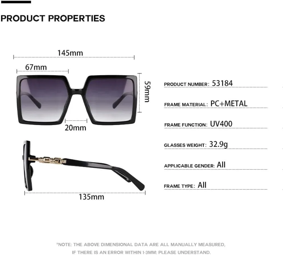 Квадратные роскошные солнцезащитные очки MUTYNE в полосатой оправе, модные очки для мужчин и женщин, защита от УФ-излучения UV400, винтажные очки, White Stripes
Квадратные роскошные солнцезащитные очки MUTYNE в полосатой оправе, модные очки для мужчин и женщин, защита от УФ-излучения UV400, винтажные очки, White Stripes