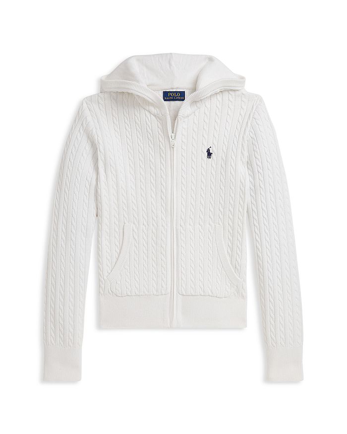 Детская хлопковая худи с мини-косами на молнии - для девочек старшего возраста Ralph Lauren, белый
Детская хлопковая худи с мини-косами на молнии - для девочек старшего возраста Ralph Lauren, белый