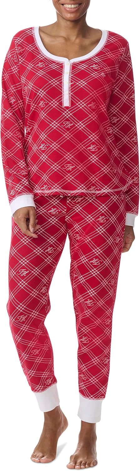Женская пижама Tommy Hilfiger с длинным рукавом и винтажной термопижамой Henley, Multi Plaid
Женская пижама Tommy Hilfiger с длинным рукавом и винтажной термопижамой Henley, Multi Plaid