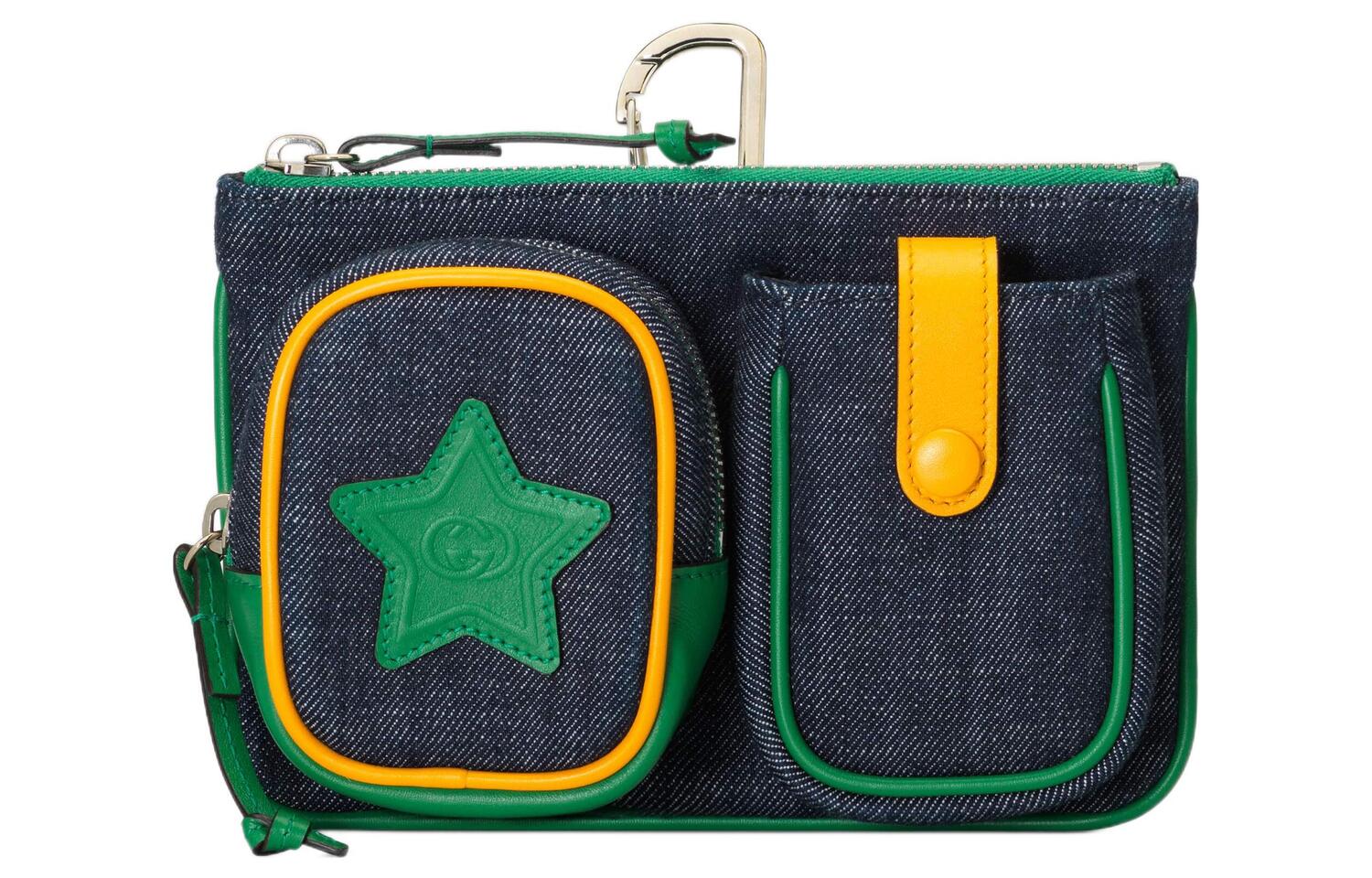 Джисовый поясная сумка для детей Морской синий GUCCI 
Джисовый поясная сумка для детей Морской синий GUCCI