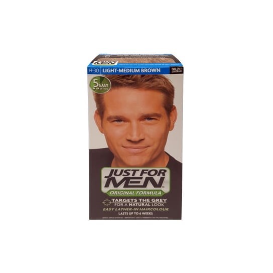 Шампунь-краска для мужчин H-30 Light Medium Brown, 60 мл Just For Men, Original Formula
Шампунь-краска для мужчин H-30 Light Medium Brown, 60 мл Just For Men, Original Formula