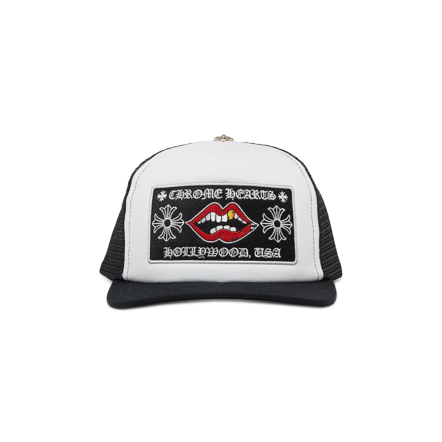 Кепка Chrome Hearts Chomper Hollywood Trucker, цвет Черный/Белый
Кепка Chrome Hearts Chomper Hollywood Trucker, цвет Черный/Белый