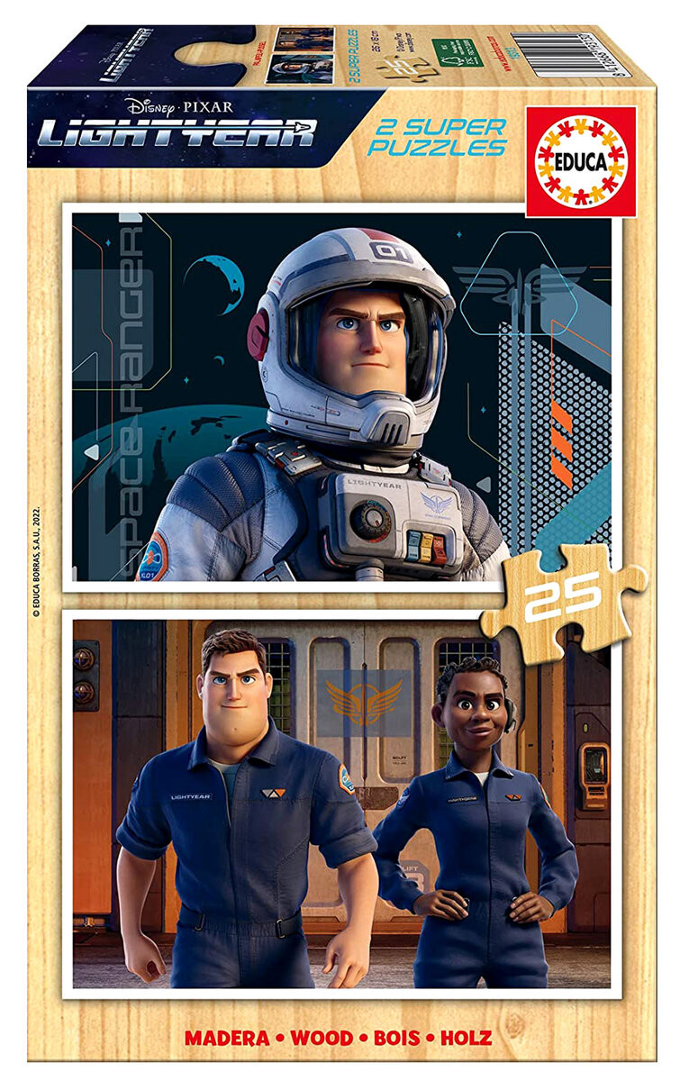 Деревянный пазл Базз Лайтер, 50 деталей. Educa
Деревянный пазл Базз Лайтер, 50 деталей. Educa
