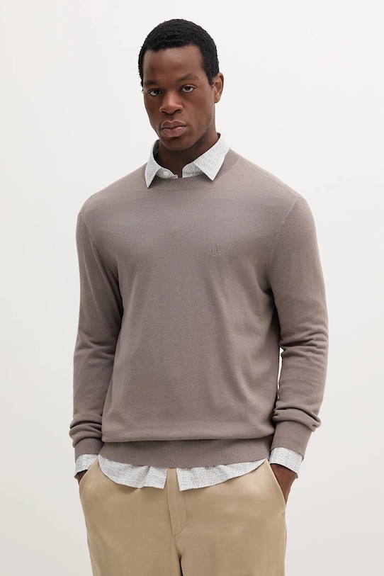 Свитер с добавлением шелка Armani Exchange, коричневый
Свитер с добавлением шелка Armani Exchange, коричневый