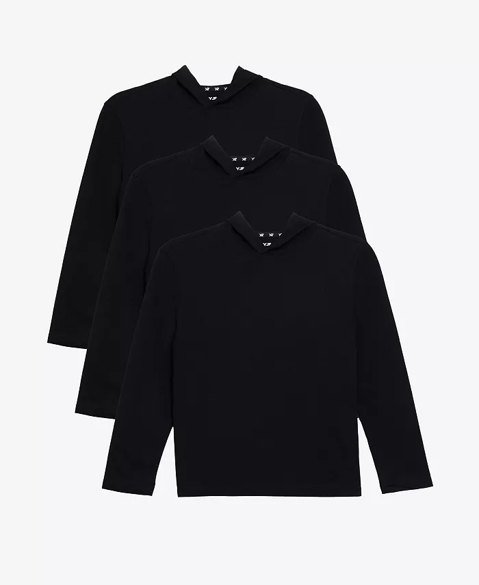 Комплект из 3 базовых футболок с капюшоном и длинным рукавом для детей и мальчиков XRAY, черный
Комплект из 3 базовых футболок с капюшоном и длинным рукавом для детей и мальчиков XRAY, черный