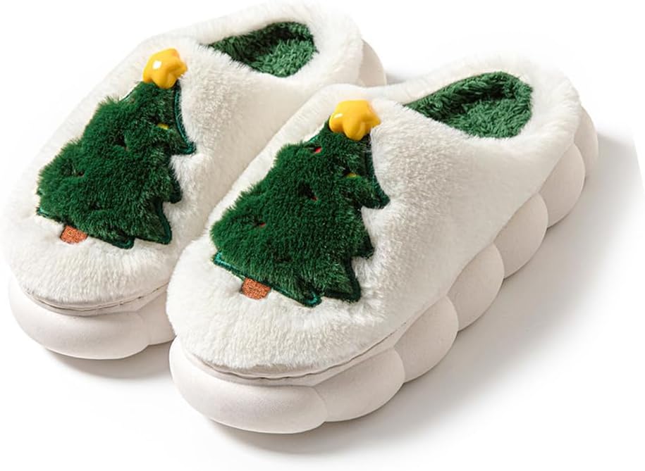Рождественские тапочки для женщин и мужчин, мягкие теплые хлопковые тапочки, домашние тапочки с памятью формы, уютные пушистые тапочки для осени и зимы - дизайн с рождественской елкой для женщин и мужчин - для дома и улицы Jijugfd, белый
Рождественские тапочки для женщин и мужчин, мягкие теплые хлопковые тапочки, домашние тапочки с памятью формы, уютные пушистые тапочки для осени и зимы - дизайн с рождественской елкой для женщин и мужчин - для дома и улицы Jijugfd, белый