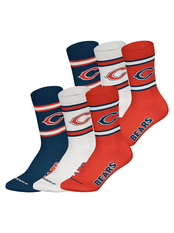NFL Повседневные носки Chicago Bears Crew в цвете WHT/ORG/NNY
NFL Повседневные носки Chicago Bears Crew в цвете WHT/ORG/NNY