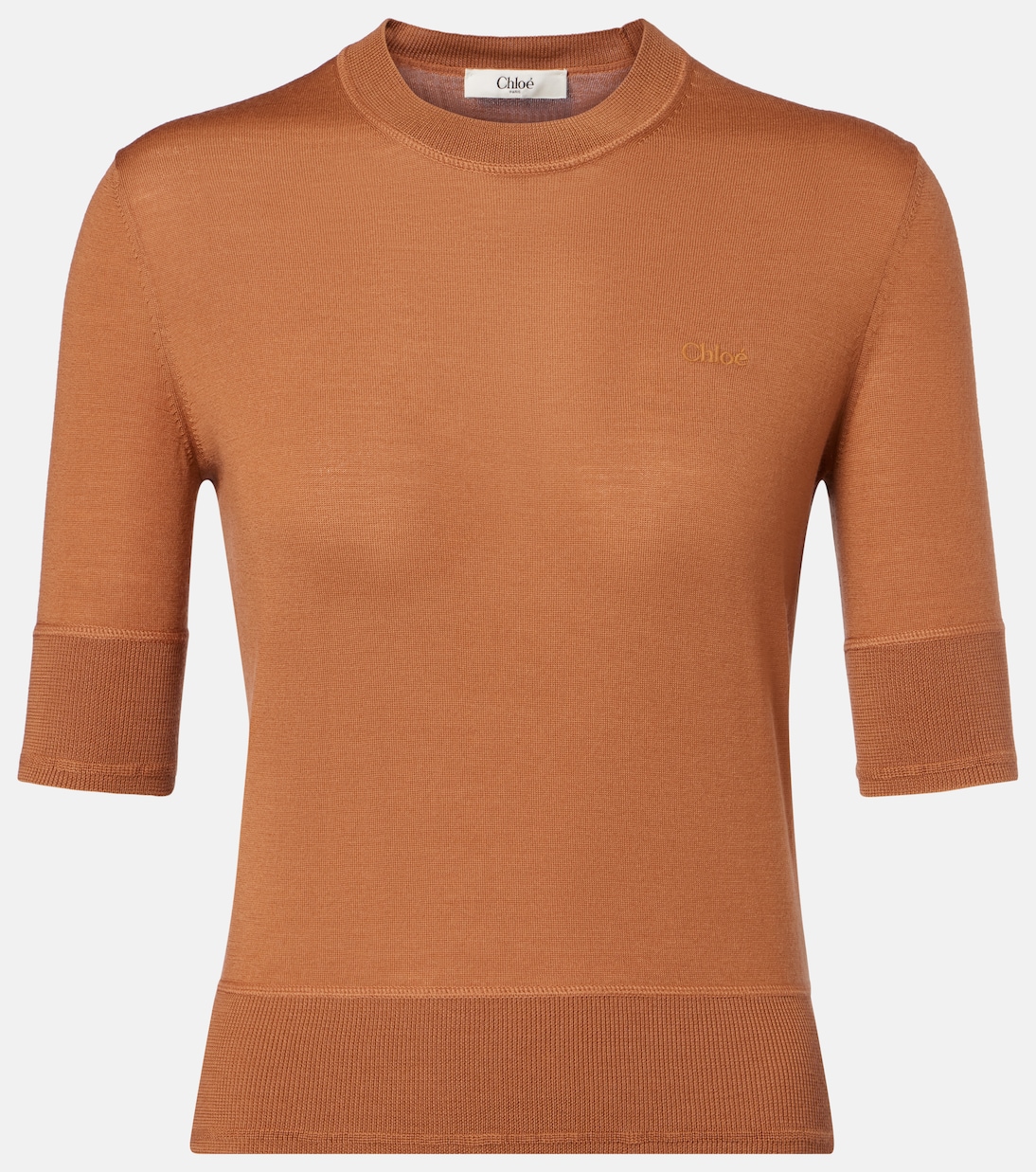 Шерстяной свитер Chloé, Cognac Brown
Шерстяной свитер Chloé, Cognac Brown