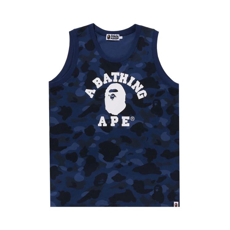 Топ BAPE Color Camo College Tank Top 'Navy'
Топ BAPE Color Camo College Tank Top 'Navy'