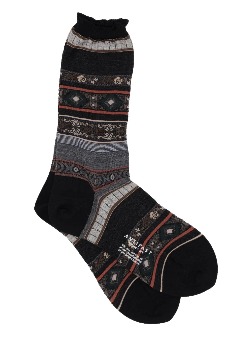 Носки с узором Antipast, черный 
Носки с узором Antipast, черный