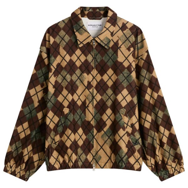 Куртка с застежкой-молнией в ромбовидном стиле Nomarhythm Textile, коричневый
Куртка с застежкой-молнией в ромбовидном стиле Nomarhythm Textile, коричневый