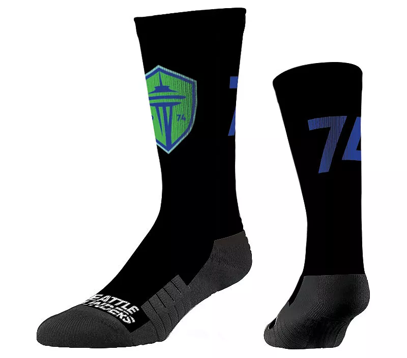 Хромированные носки Strideline Seattle Sounders FC
Хромированные носки Strideline Seattle Sounders FC