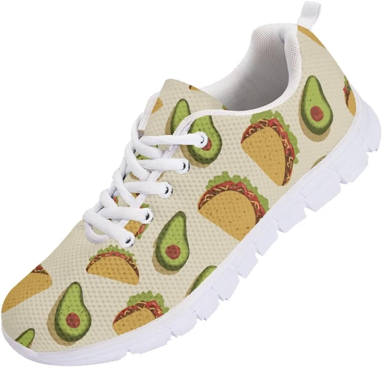 Мужские кроссовки Funnydude Funny Print для осенних прогулок, удобные с дышащей сеткой, Taco
Мужские кроссовки Funnydude Funny Print для осенних прогулок, удобные с дышащей сеткой, Taco