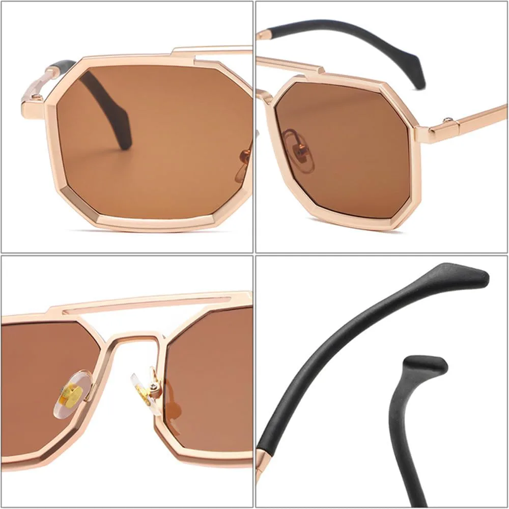 Солнцезащитные очки UV400 с двойной перемычкой в стиле металлик-панк для женщин и мужчин, для бега и занятий спортом на открытом воздухе UYPTK, Black Gray
Солнцезащитные очки UV400 с двойной перемычкой в стиле металлик-панк для женщин и мужчин, для бега и занятий спортом на открытом воздухе UYPTK, Black Gray