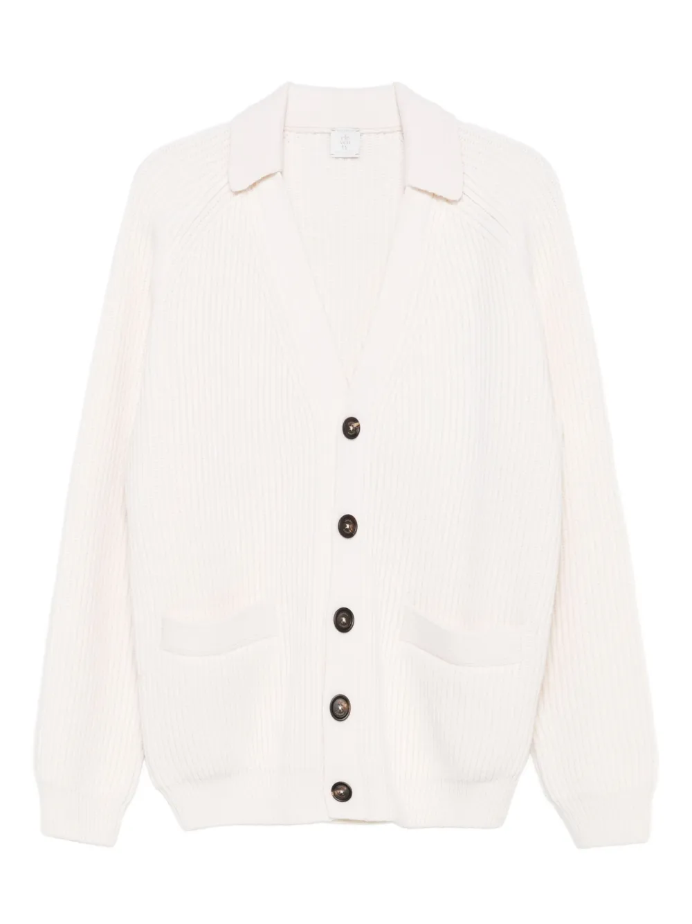 Кардиган с ребристым воротником Eleventy, нейтральный
Кардиган с ребристым воротником Eleventy, нейтральный