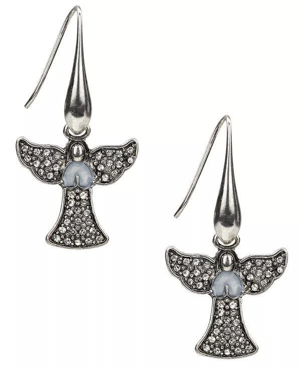 Серьги-Подвески в форме ангела из серебристого стекла и камня Patricia Nash, silver
Серьги-Подвески в форме ангела из серебристого стекла и камня Patricia Nash, silver