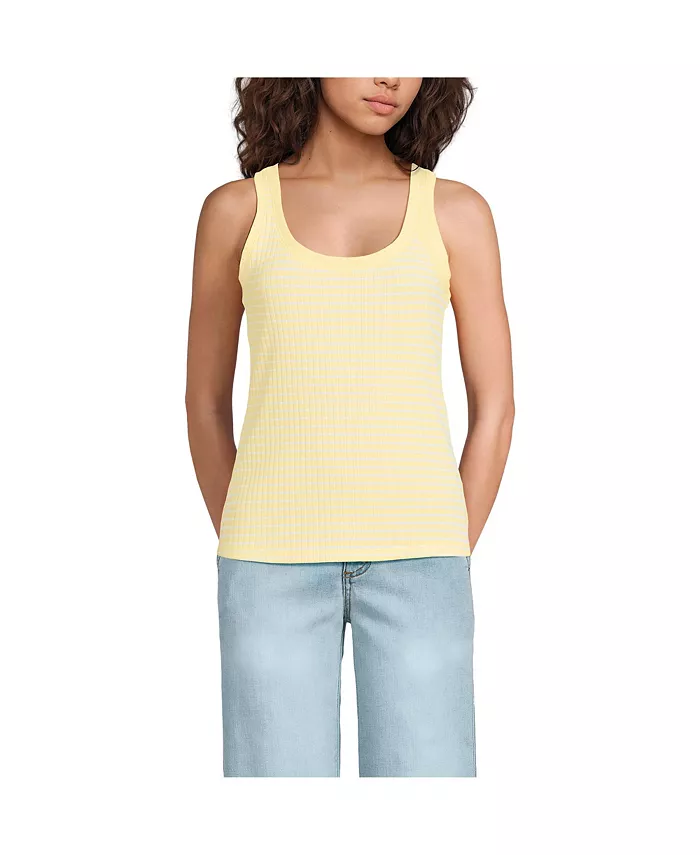 Женский топ с ажурной резинкой и V-образным вырезом UNeck Tank Lands' End, желтый
Женский топ с ажурной резинкой и V-образным вырезом UNeck Tank Lands' End, желтый