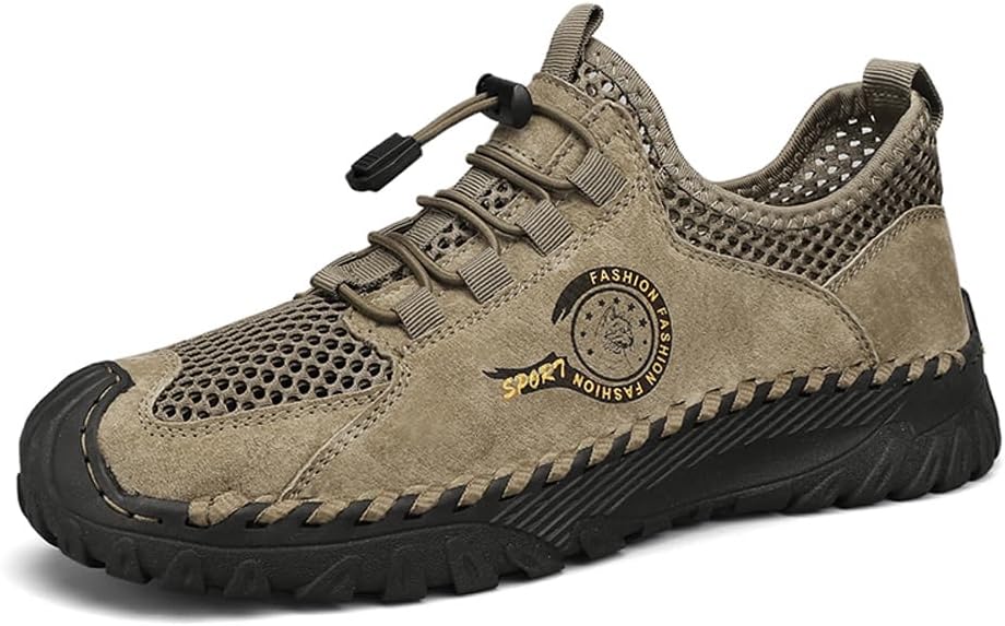 Мужские повседневные сандалии Asifn, дышащие, летние, с сетчатой структурой, противоскользящие, для пляжа и походов, кожаные с закрытым носком, ручная работа, водонепроницаемые, хаки
Мужские повседневные сандалии Asifn, дышащие, летние, с сетчатой структурой, противоскользящие, для пляжа и походов, кожаные с закрытым носком, ручная работа, водонепроницаемые, хаки