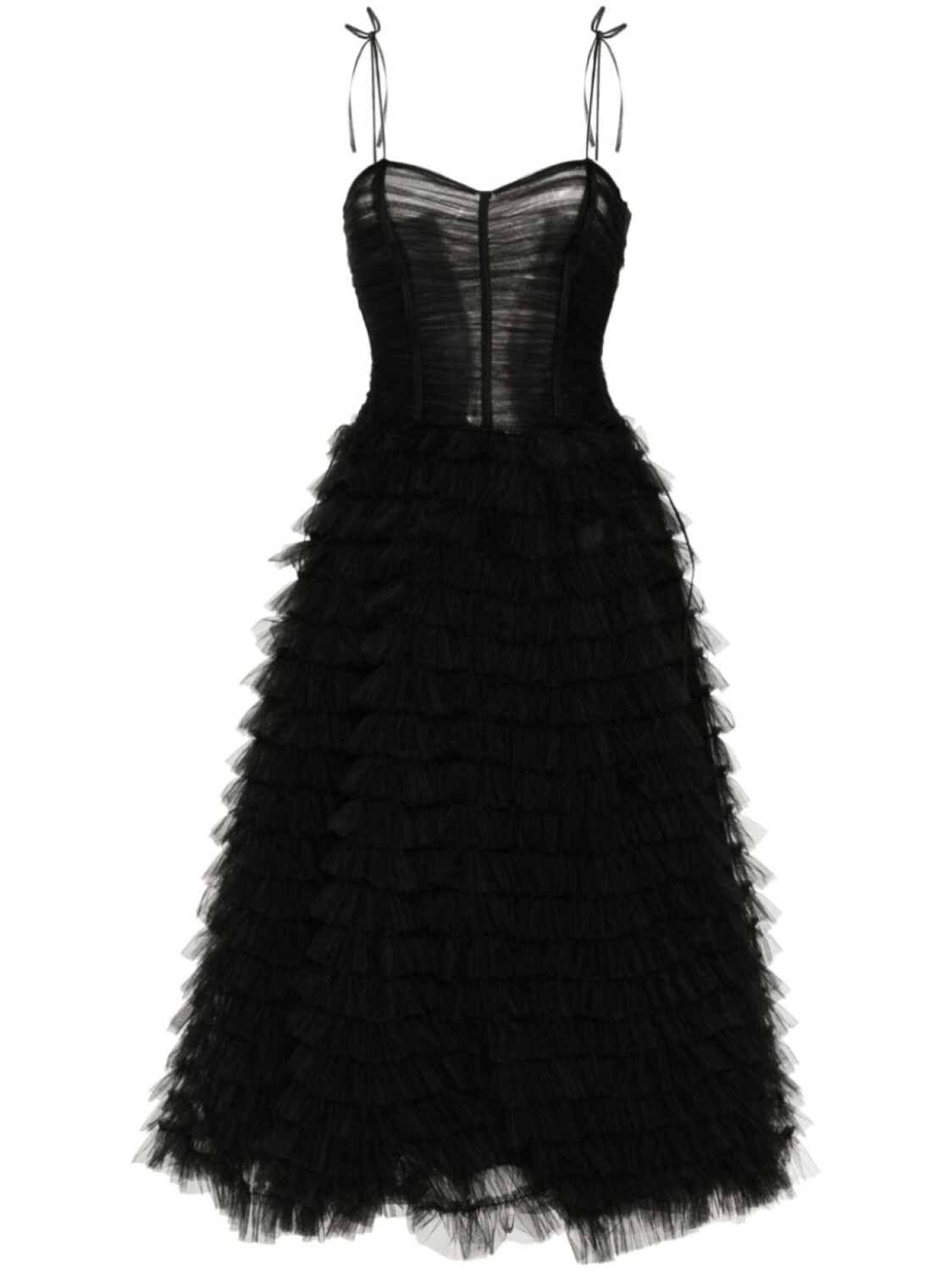 Ana Radu многоярусное макси-платье, черный
Ana Radu многоярусное макси-платье, черный